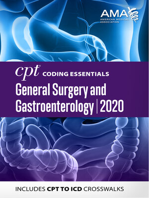 cover image of CPT Coding Essentials for General Surgery and Gastroenterology 2020